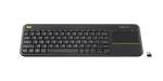 Logitech K400 Plus - Membrane - Sans-Fil - Noir - QWERTY, miniature 2