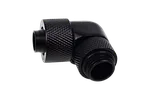 Alphacool Fitting 13/10mm/90° Rotatif G1/4/Noir, miniature 3