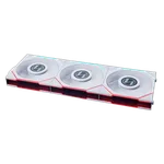 Lian-Li UNI FAN LCD TL120 120mm Blanc - kit de 3, miniature 1