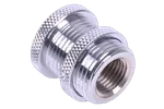 Alphacool Fitting Passe-Cloison G1/4" - Chrome, miniature 1