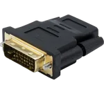 Adaptateur HDMI vers DVI 24+1 femelle/mâle - Noir, miniature 1