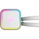 Corsair iCUE H100i RGB ELITE Liquid CPU Cooler - 240mm - Blanc, miniature 3