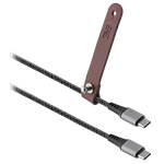 T'nB Câble USB-C vers USB-C - 1,5m nylon RPET - Noir, miniature 6