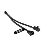 Alphacool Splitter PWM 2x 4 Pin - 15 cm Noir, miniature 3