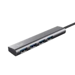 Trust HALYX - USB-C USB 3.2 - 4 ports USB-A, miniature 2