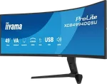 Iiyama Prolite XCB4994DQSU-B1 49" CURVE DQHD 120hz Adaptive Sync + Support, miniature 3