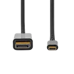 Nedis Câble USB-C 3.2 vers DisplayPort mâle/mâle - 2m, miniature 1
