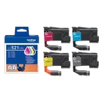 Brother DCP-J1460DW 3 en 1 + Cartouches d'encre LC521 4 couleurs, miniature 7