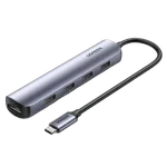 UGREEN 5 ports USB-C vers HDMI + 4 x USB 3.0 - 4K 30Hz - 0.15m - Gris, miniature 1