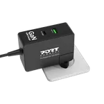 Port Chargeur international GaN USB-C 100W - 2 ports - Noir, miniature 3