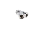 Alphacool Connecteur en Y 45° Argent - G1/4, miniature 1