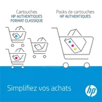 HP Cartouches 301 Noire+Cyan/Magenta/Jaune N9J72AE, miniature 4