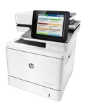 HP Color LaserJet Enterprise MFP M577dn - Blanc, miniature 3