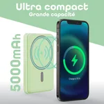 T'nB Powerbank USB-C - 5000 mAh - 20W - Vert, miniature 3