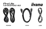 Iiyama Prolite T2452MSC-B2 - 24" FHD Tactile 120Hz IPS 5ms PCAP+, miniature 2