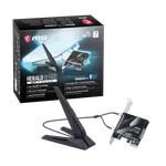 MSI Herald BE9400 WiFi 7 Carte PCIe, miniature 2