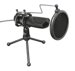 Trust Microphone Streaming Mantis - Noir/USB/Trépied, miniature 1