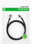 UGREEN Câble à angle USB-C vers USB-C Tressé - 60W - 1m - Noir, miniature 2