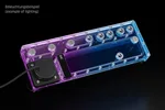 Alphacool Core Distro Plate 360 gauche V.2 avec pompeD5 Apex, miniature 2