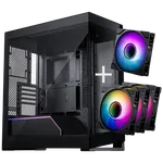 Phanteks NV Série NV NV5 MK2 Noir - mT/Sans Alim/E-ATX + 3 Packs M25 Gen2 PWM D-RGB, miniature 1