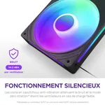 NZXT F420RGB Core Fan (Single Frame) - Noir, miniature 13