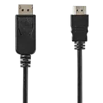 Nedis Câble DisplayPort vers HDMI - 2m - Noir, miniature 2