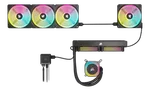 Corsair iCUE LINK QX120 RGB 120mm PWM Expansion Kit Noir, miniature 2