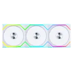 Lian-Li UNI FAN SL ARGB PWM Sans fil, 3-Pack 120mm - Blanc, miniature 1