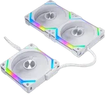 Lian-Li UNI FAN SL120 V2 RGB - Blanc - Pack de 3, miniature 7