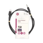 Nedis Câble USB-C vers Jack 3.5mm mâle/mâle - 1m - Noir, miniature 1