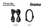 Iiyama Prolite X2491HS-B1 - 23.8" FHD 120Hz IPS 1ms HDMI Adaptive Sync, miniature 14
