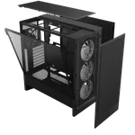 NZXT H5 Flow RGB Noir - MT/Sans Alim/E-ATX, miniature 3