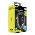 Port Chargeur mural GaN 130W 4 ports + Câble USB-C - 2m, miniature 2