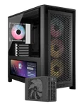 Corsair FRAME 4000D LCD RS ARGB Noir + HX1200i C14 Noir, miniature 1