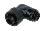 Alphacool HF 16/10 screw-on nozzle 90° rotatable G1/4 Black, miniature 1