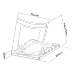 NewStar Laptop Desk Stand, miniature 3
