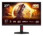 AOC U27G4R - 27" 4K/160Hz ou FHD/320Hz Fast IPS 0.3ms Pivot Compatible G-Sync, miniature 1