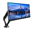 Iiyama 27" WOLED QHD 280Hz/USB-C 65W/G-SYNC + 27" QHD 200Hz IPS + Bras double, miniature 4