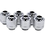 Alphacool Eiszapfen Fitting - 13/10/mm - G1/4 - Pack de 6 - Chrome, miniature 3