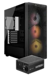 Corsair 3200D RS ARGB Smoke Noir + HX1000i SHIFT Noir, miniature 1