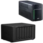 Synology DS1621+ avec Onduleur APC Back UPS BX1200MI-FR, miniature 1