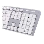 T'nB Clavier rechargeable KBWBTGR - Sans fil - Gris/Blanc, miniature 9