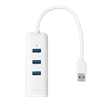 TP-Link USB 3.0 Gigabit Ethernet + hub 3 ports USB 3.0, miniature 3