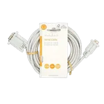 Nedis Câble D-Sub 9 mâle/femelle - 5m - Blanc, miniature 1