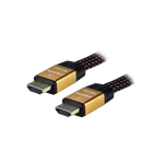 MCL Samar Câble HDMI 2.0 Highspeed + Ethernet mâle/mâle tressé/plat - 3m, miniature 1