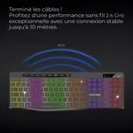 Advance R-Type Wireless - Membrane - Sans-Fil - RGB - Noir, miniature 2