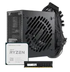 AMD Ryzen 7 5700X Tray + LD4AU016G0 2x16Go + Core BC-750, miniature 1