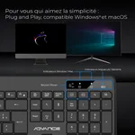 Advance R-Type Wireless - Membrane - Sans-Fil - RGB - Noir, miniature 7
