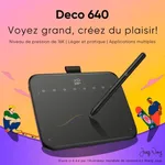 XPPEN Deco  640 IT640 - 5080LPI 6" Noir, miniature 2
