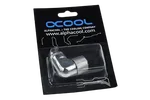 Alphacool Fitting 13/10mm - 90° rotatif - G1/4" - Chrome, miniature 3